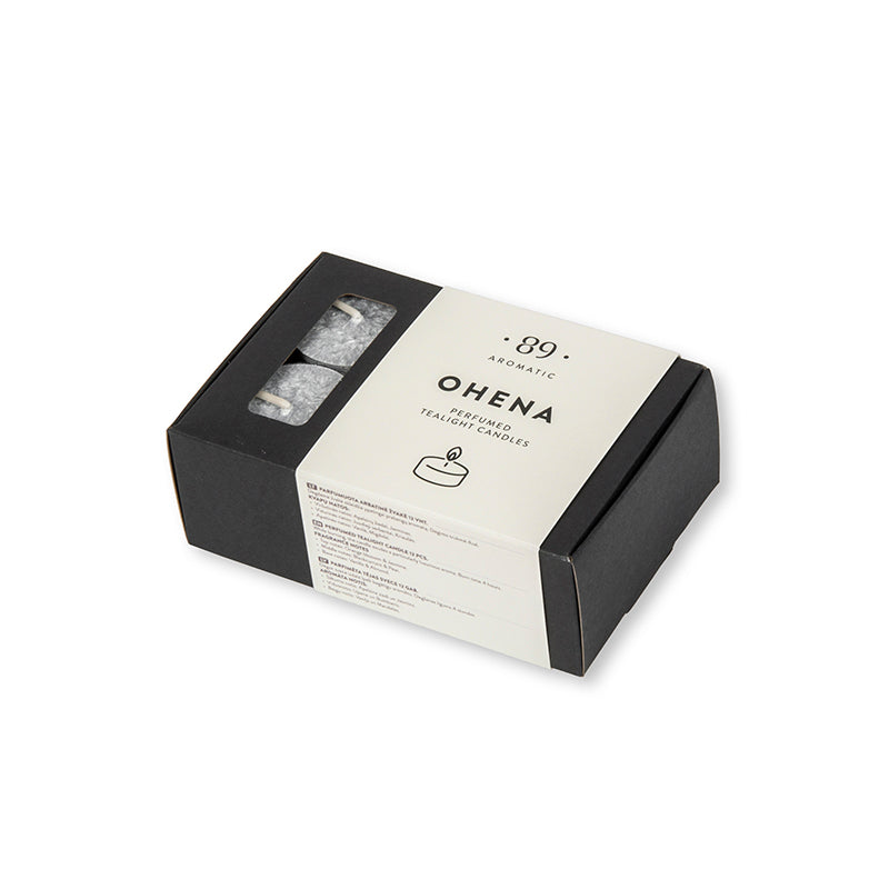 TEA CANDLES (grey)