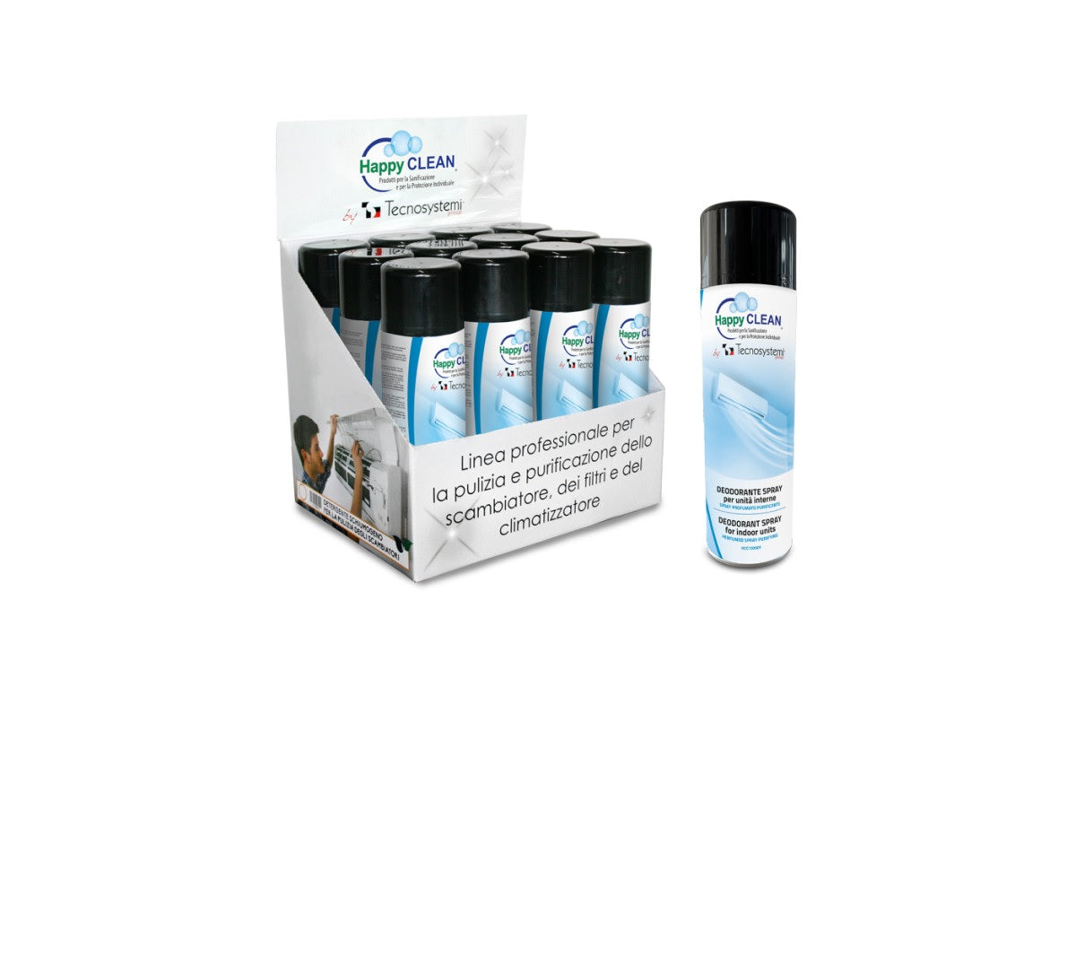 Happy Clean dezinfekuojantis gaiviklis kondicionieriams 500 ml