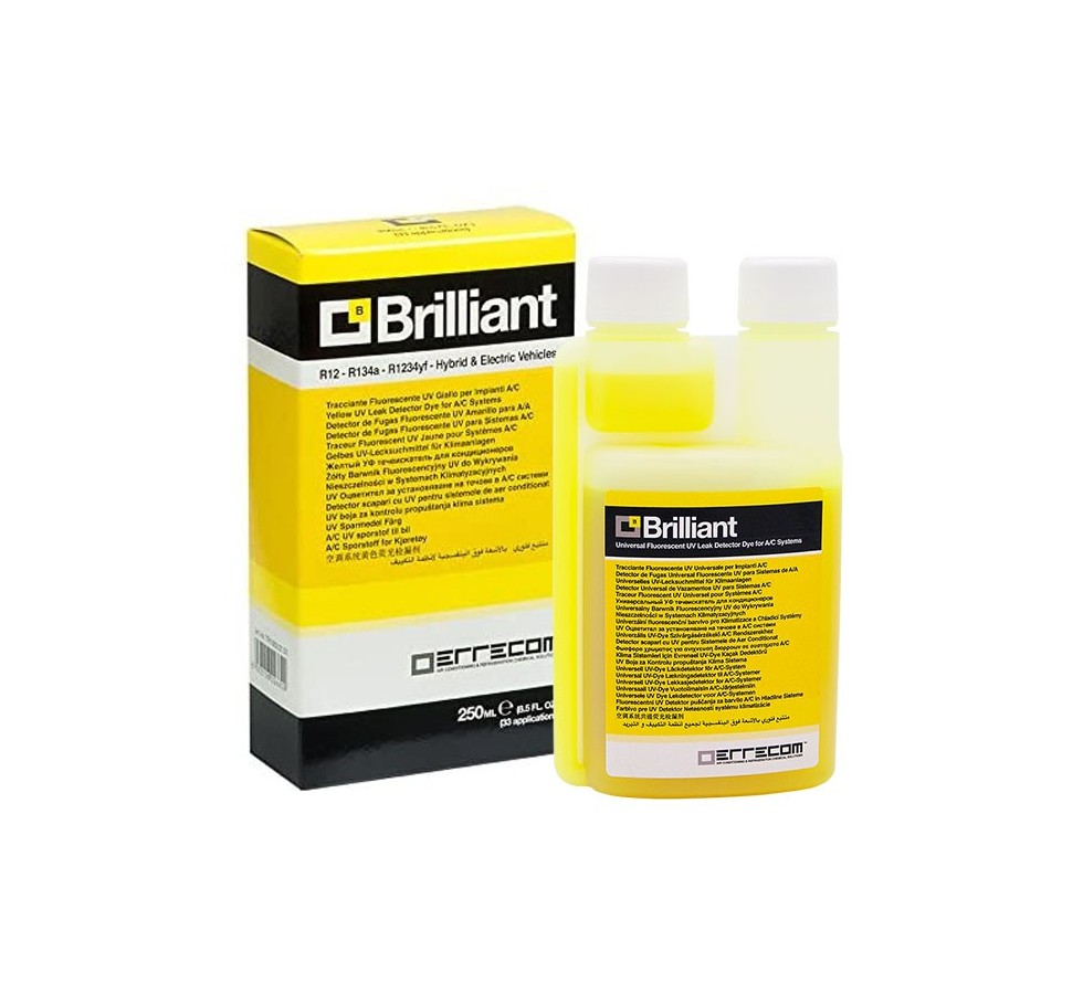 UV dažai A/C ir šaldymo sistemoms YELLOW BRILLIANT