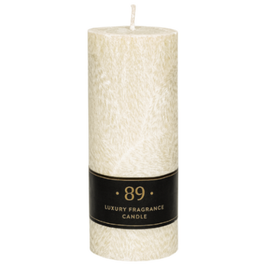 Palm wax candle (round, Light color)