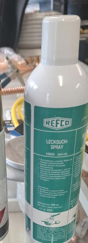 REFCO Lecksuch-Spray 10620 – nuotėkio aptikimo purškiklis, 400 ml