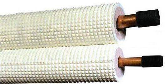 Insulated copper tubes in rolls